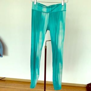 Under armour leggings teal turquoise
